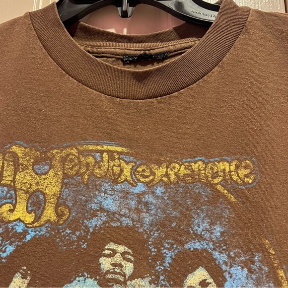 2010 The Jimi Hendrix Are You Experienced Music T-Shirt Brown - Picture 3 of 6
